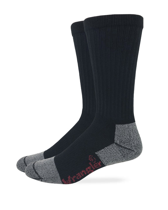 Wrangler Men's Cotton Non-Binding Boot Socks 2 Pack – Carolina Hosiery Mills - Foto 4